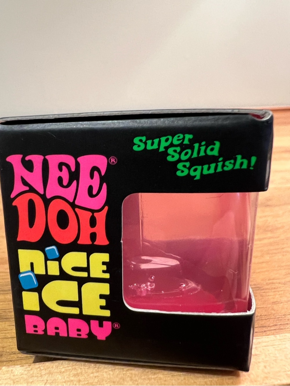 🩷🔥NeeDoh Nice Ice Baby Squishy Cube- Pretty Pink & So Cute 🩷